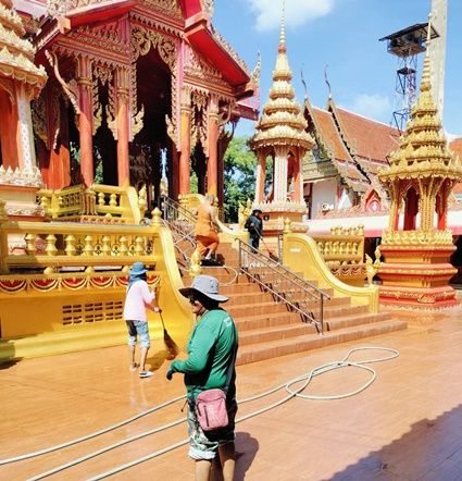 กิจกรรม “รวมพลังสร้างสัปปายะสู่วัดด้วยวิถี ๕ส (Big Cleaning Day)” พร้อมด้วยพิธีเจริญพระพุทธมนต์และเจริญจิตตภาวนา เพื่อถวายเป็นพระราชกุศล เนื่องในโอกาสวันเฉลิมพระชนมพรรษา พระบาทสมเด็จพระเจ้าอยู่หัว และพระบรมวงศานุวงศ์ ประจำปี พ.ศ. ๒๕๖๗